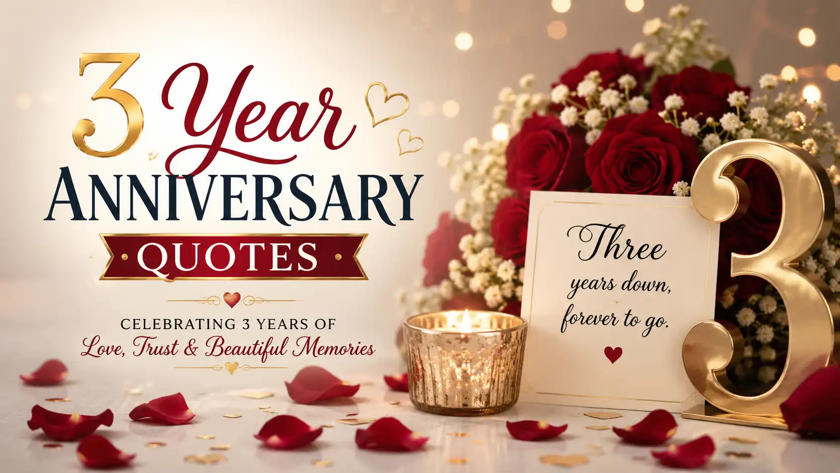3 Year Anniversary Quotes 