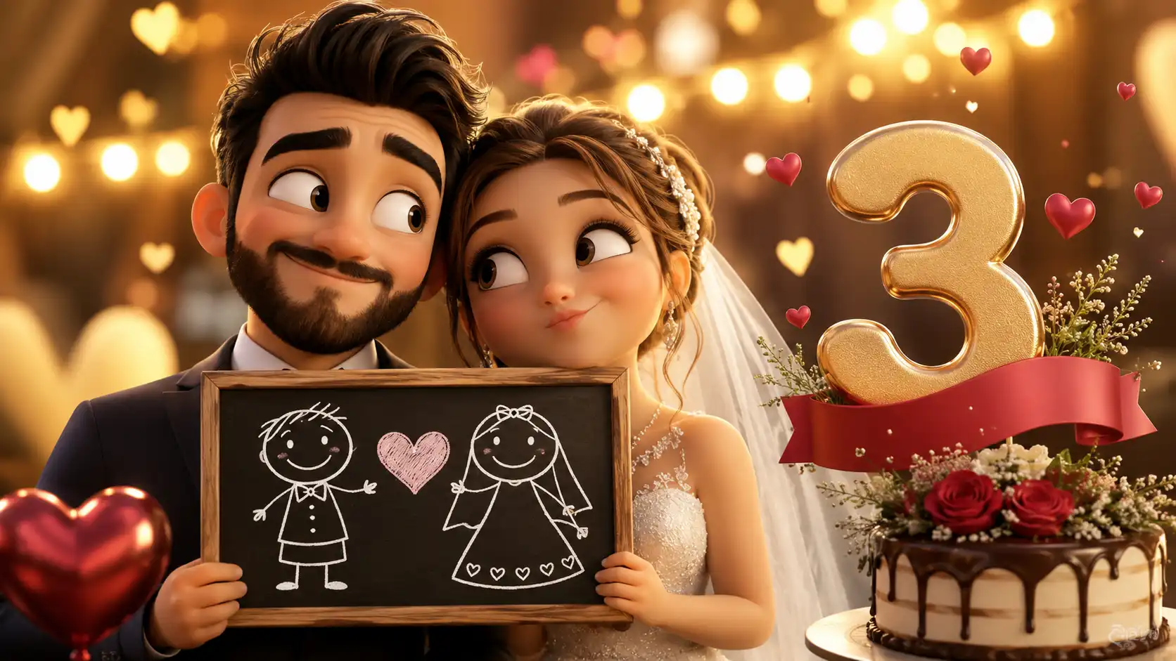 3 years of togetherness Quotes