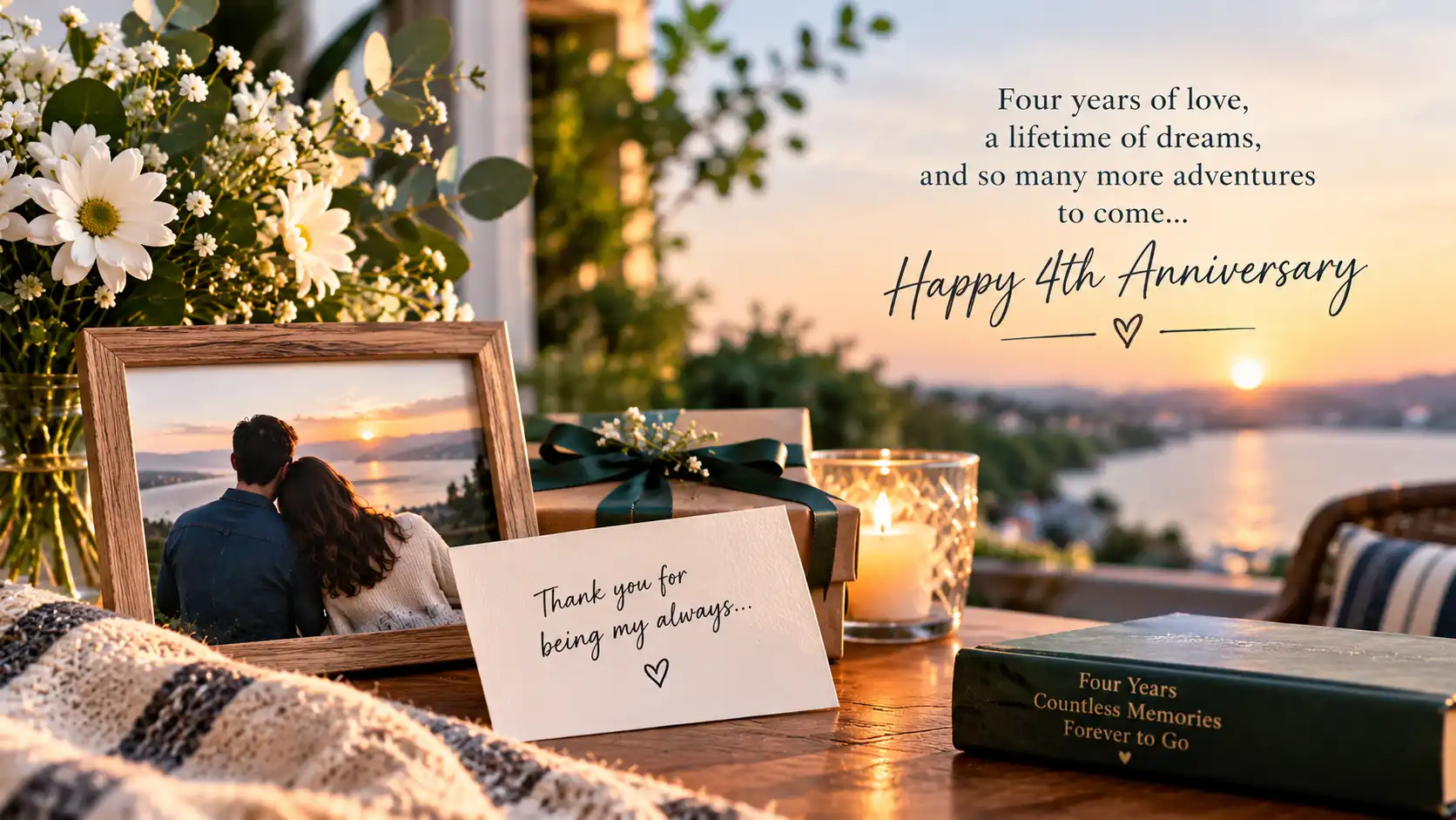 4 year anniversary wishes for couple