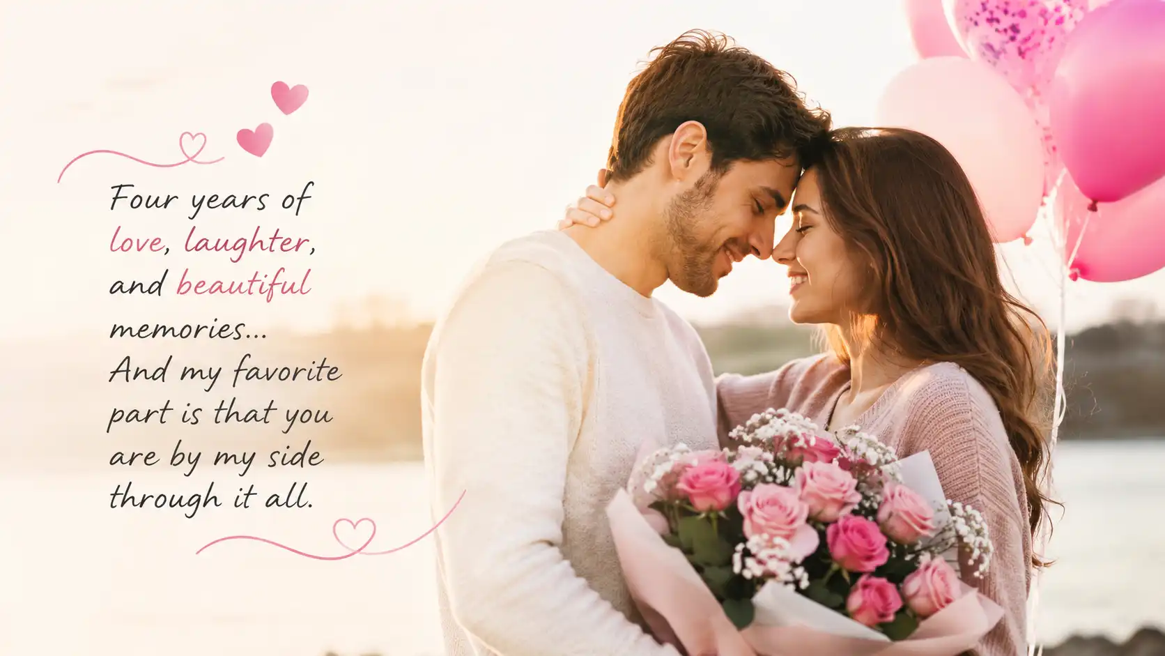 4 year anniversary wishes for friend
