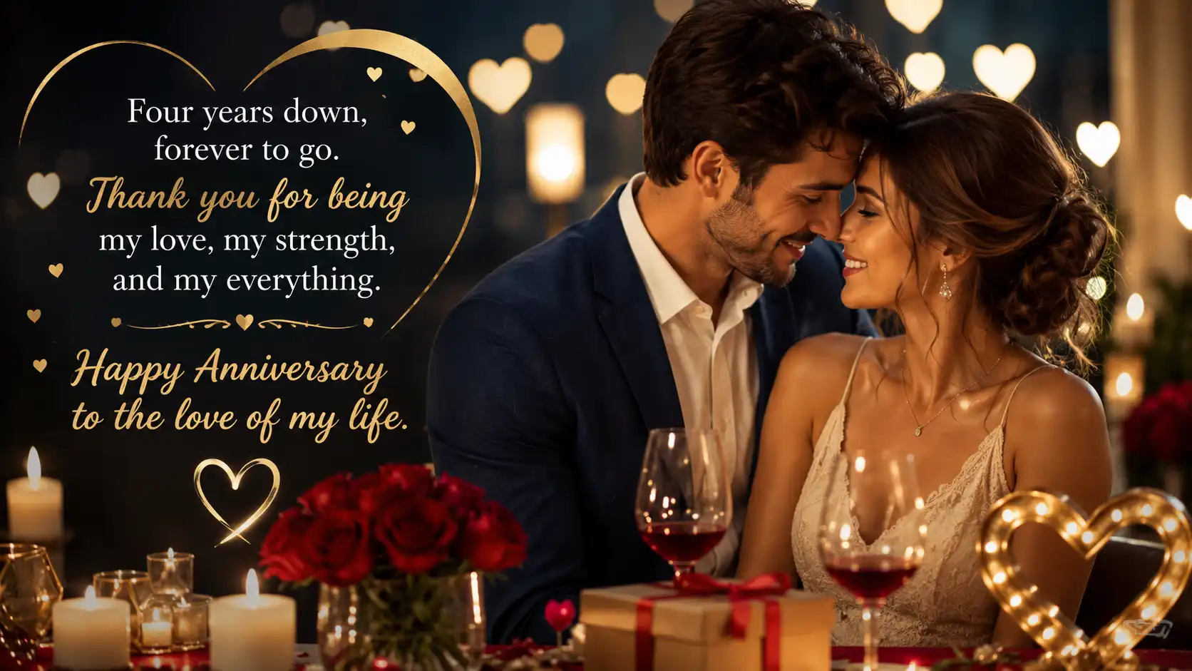 happy 4th anniversary my love