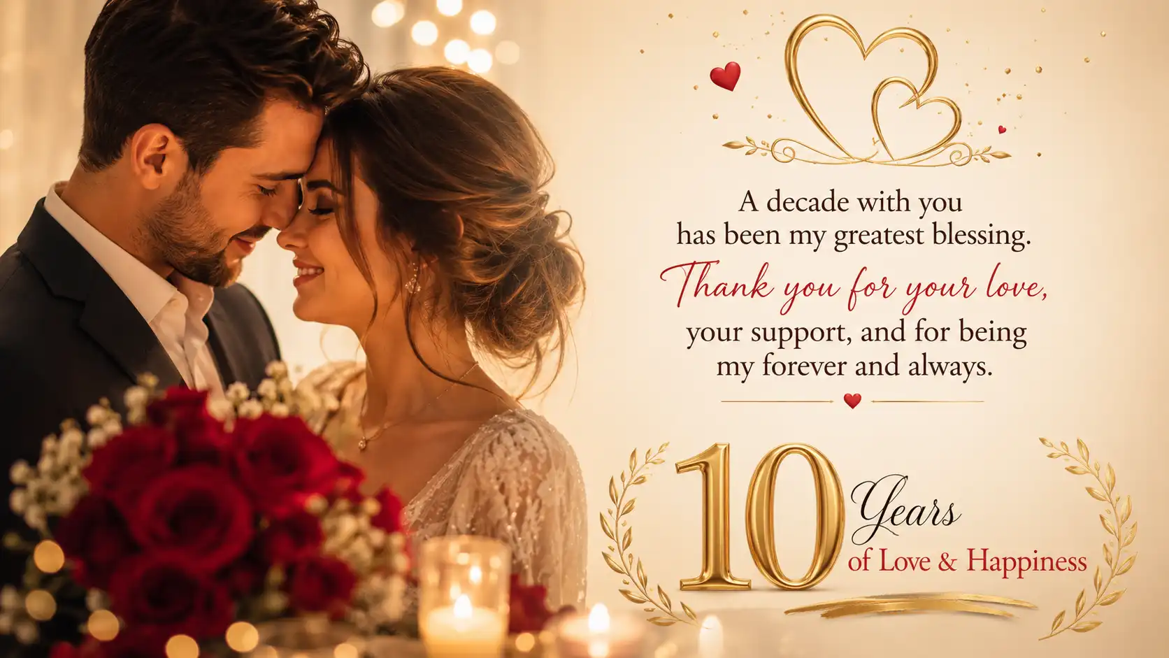 10 year anniversary Quotes to husband