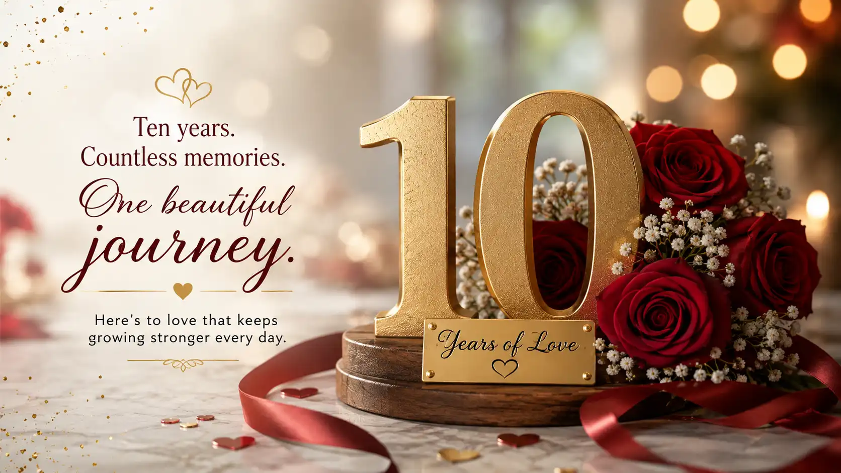 10 year anniversary wishes quotes for wife