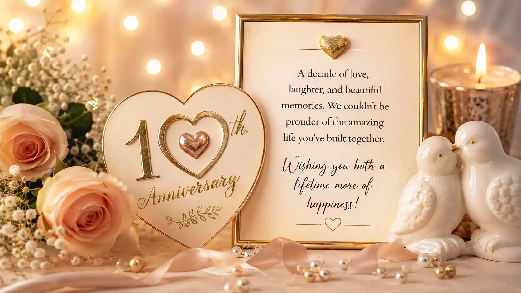 10 years anniversary caption