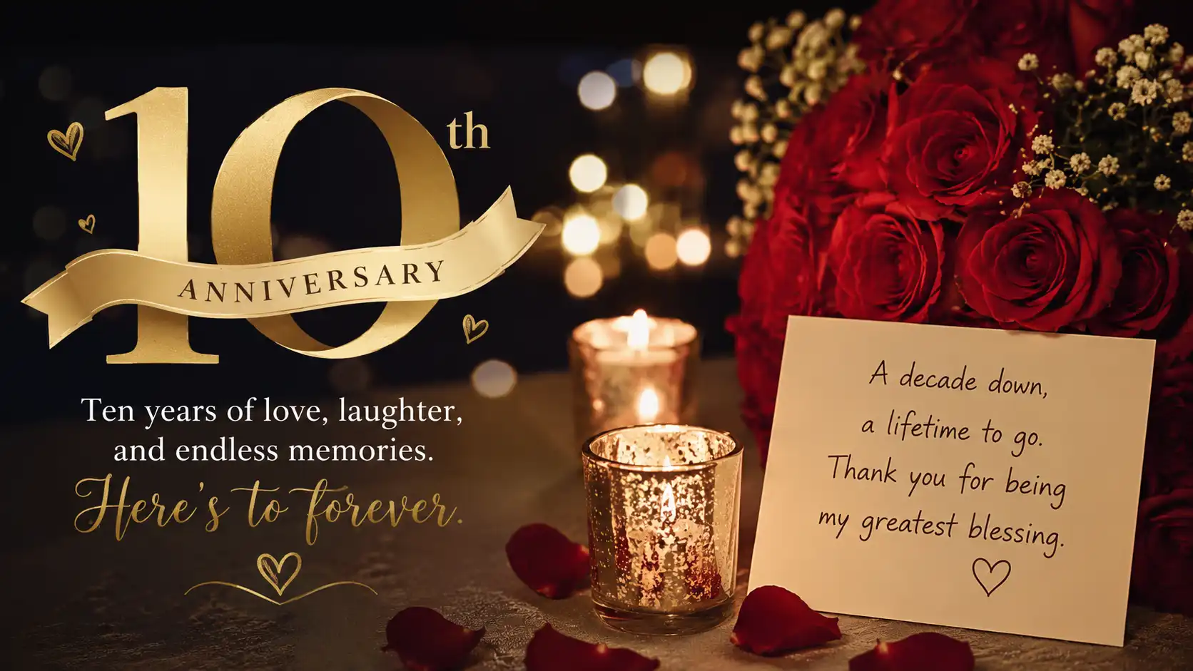 10 years of togetherness and still counting