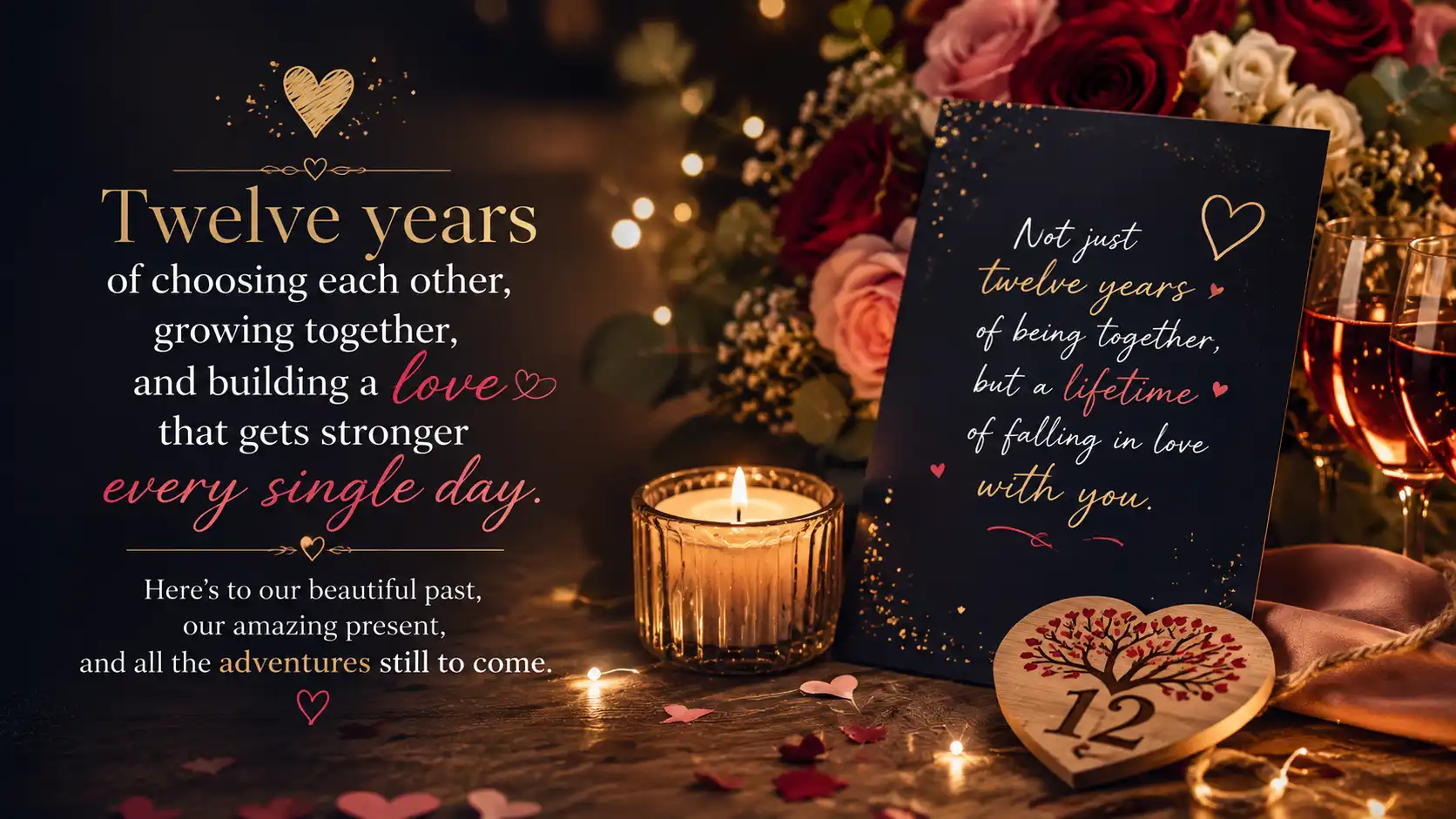 12 years of togetherness and still counting