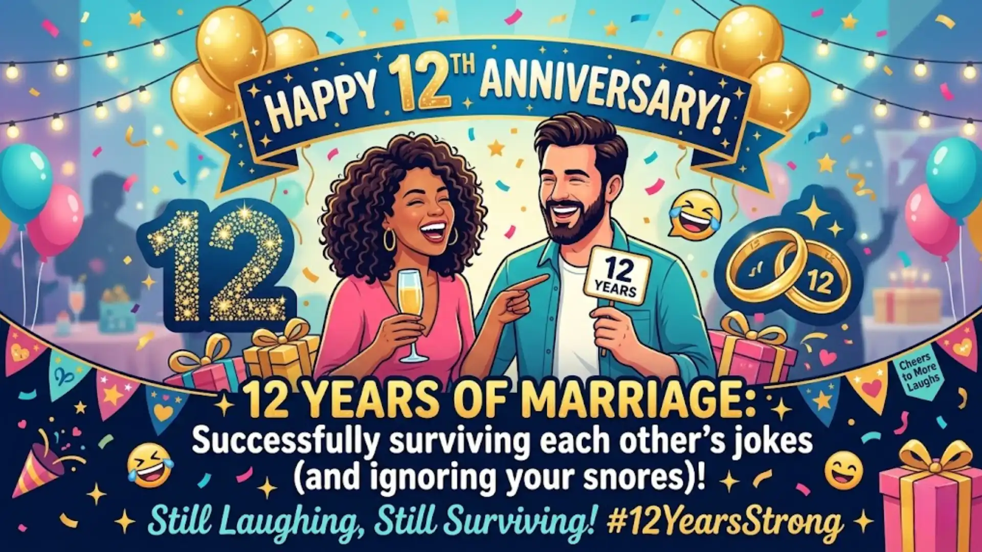 12 years of togetherness anniversary quotes for him
