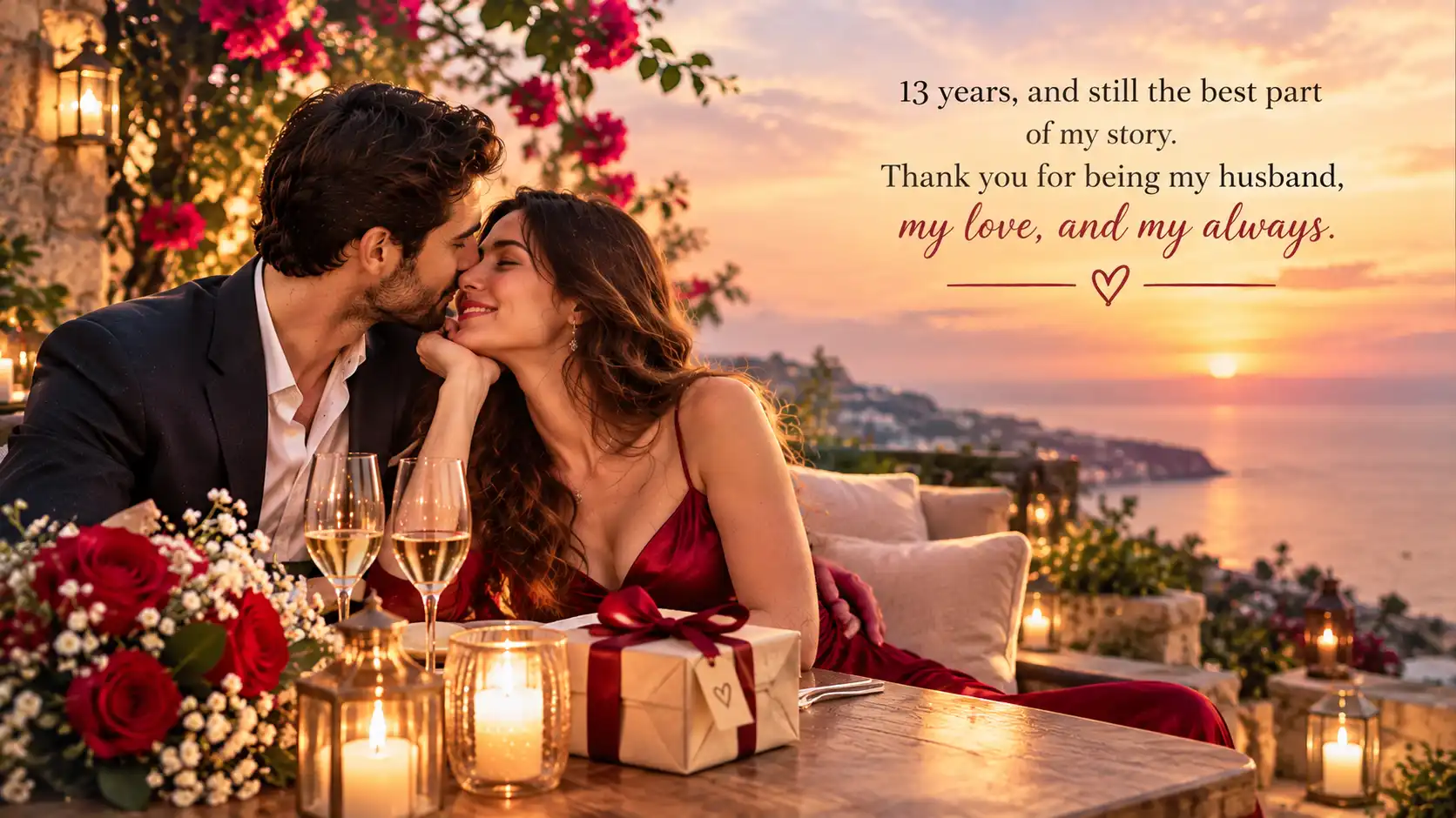 13 years of togetherness quotes for him