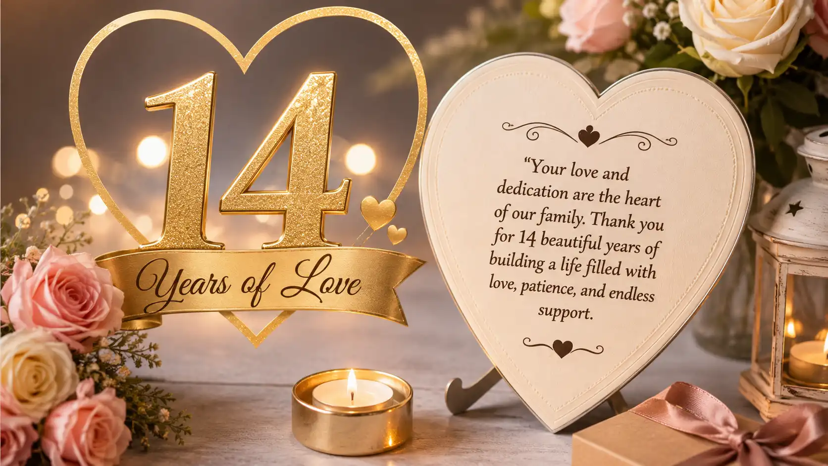 14 years of togetherness and still counting