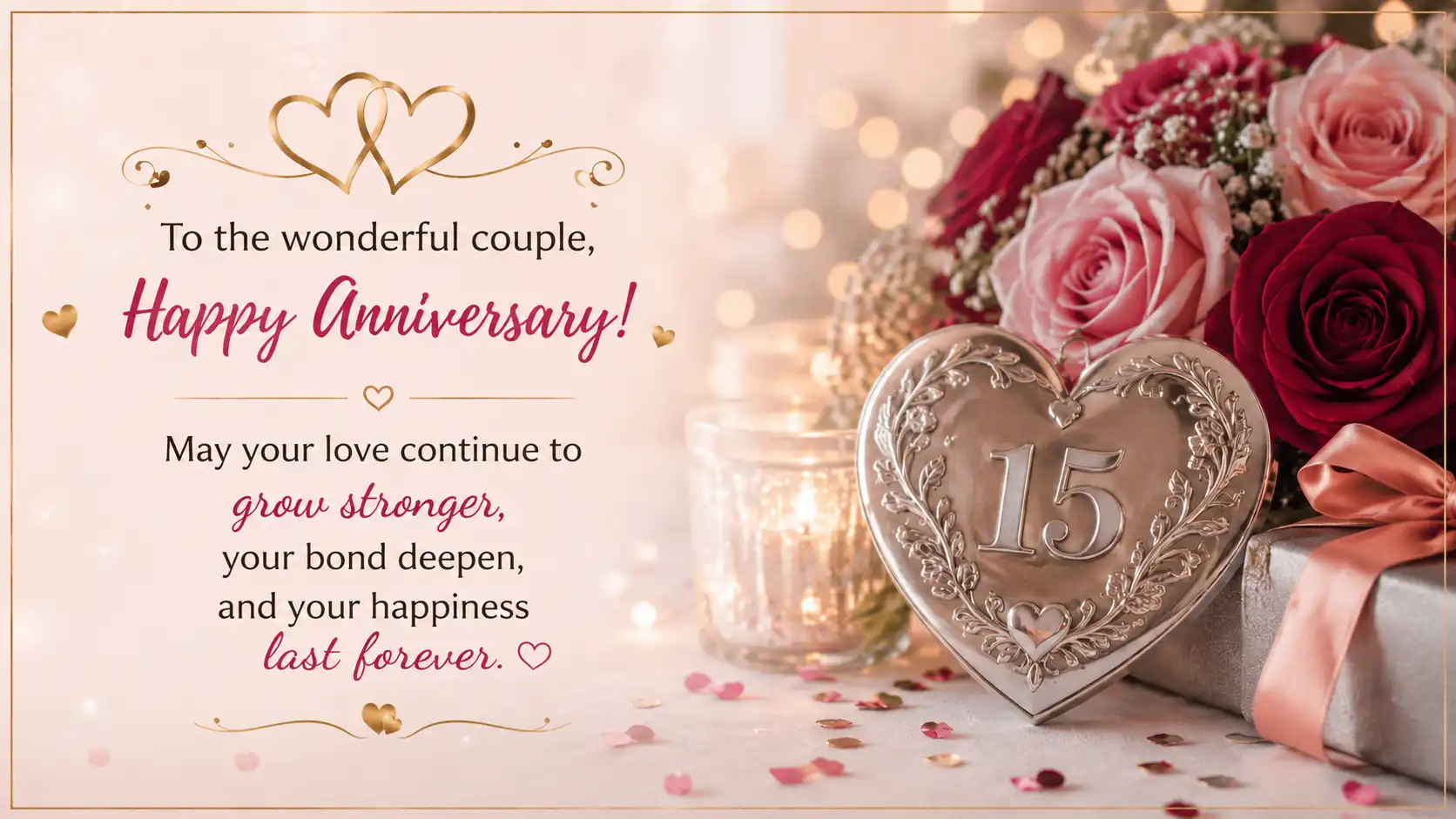15 year anniversary wishes for wife