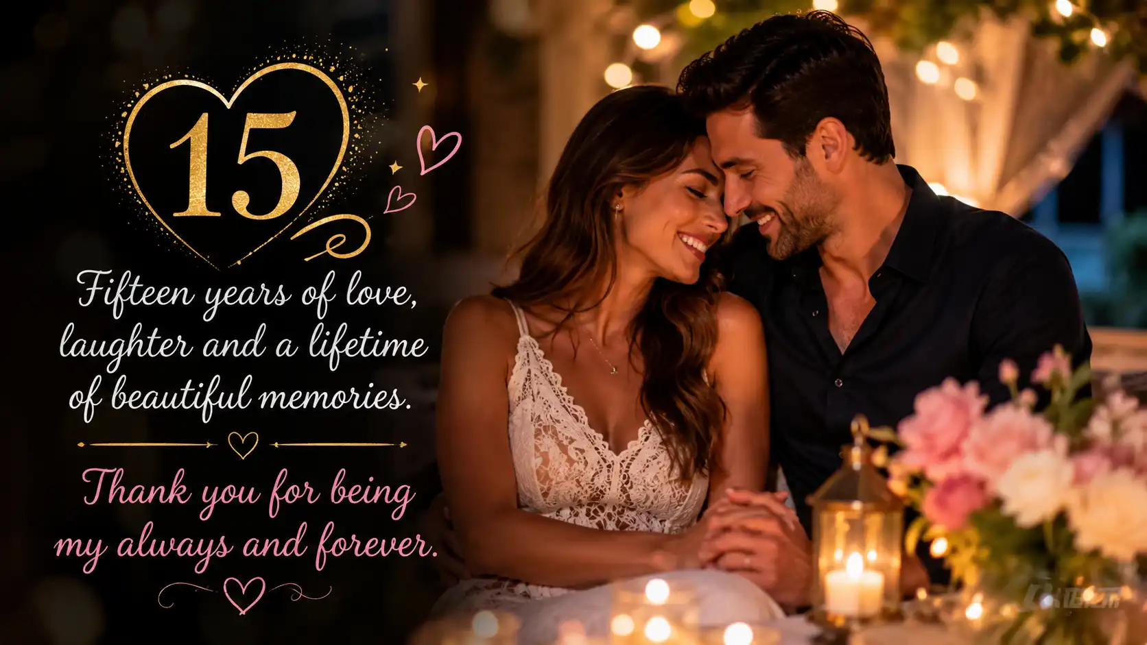 15th marriage anniversary wishes