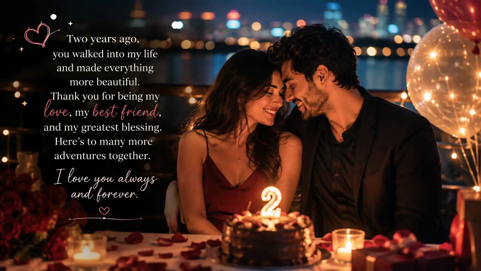 2 Year Anniversary long messages