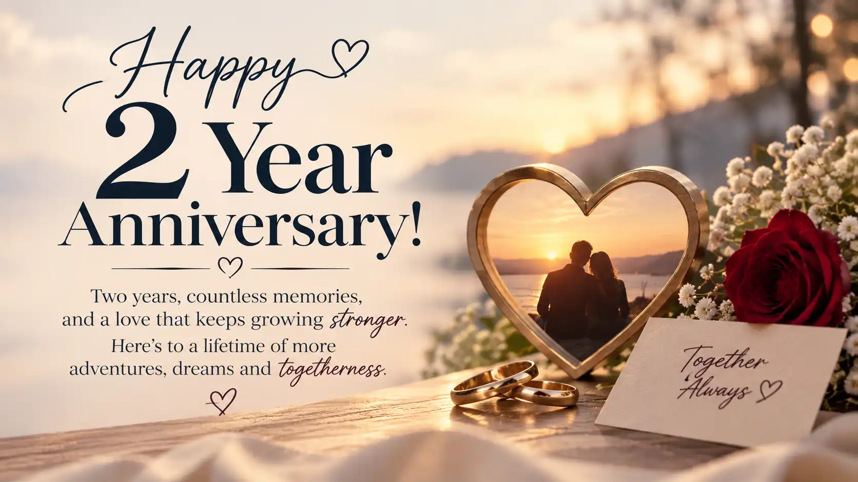2 year anniversary for boyfriend romantic