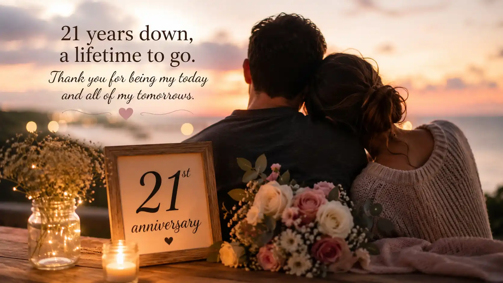 21st wedding anniversary wishes for friends