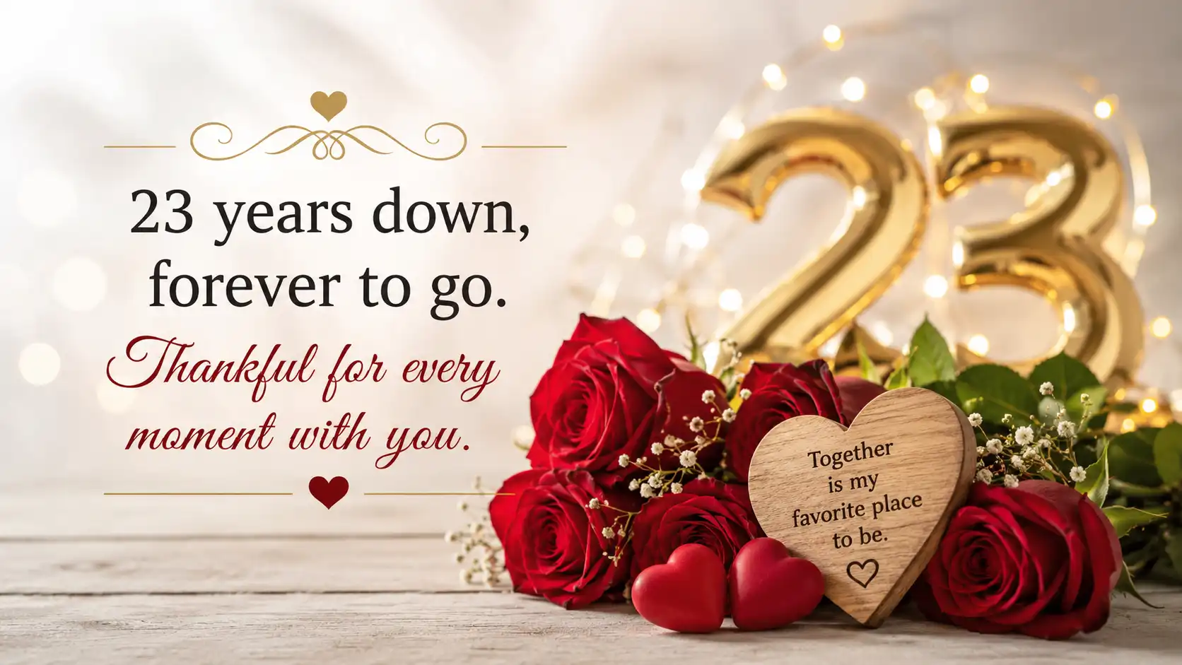 23 year anniversary wishes for wife