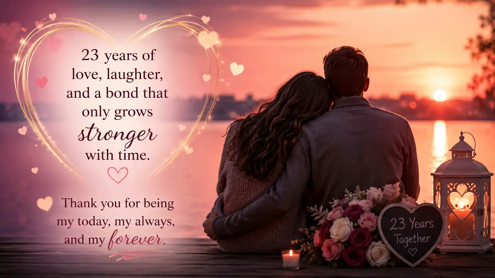 23 years of togetherness quotes for him