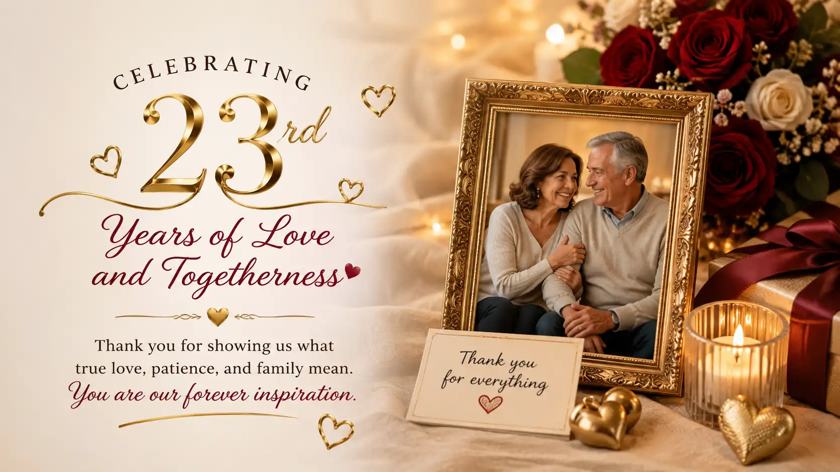 23 years of togetherness quotes for wife