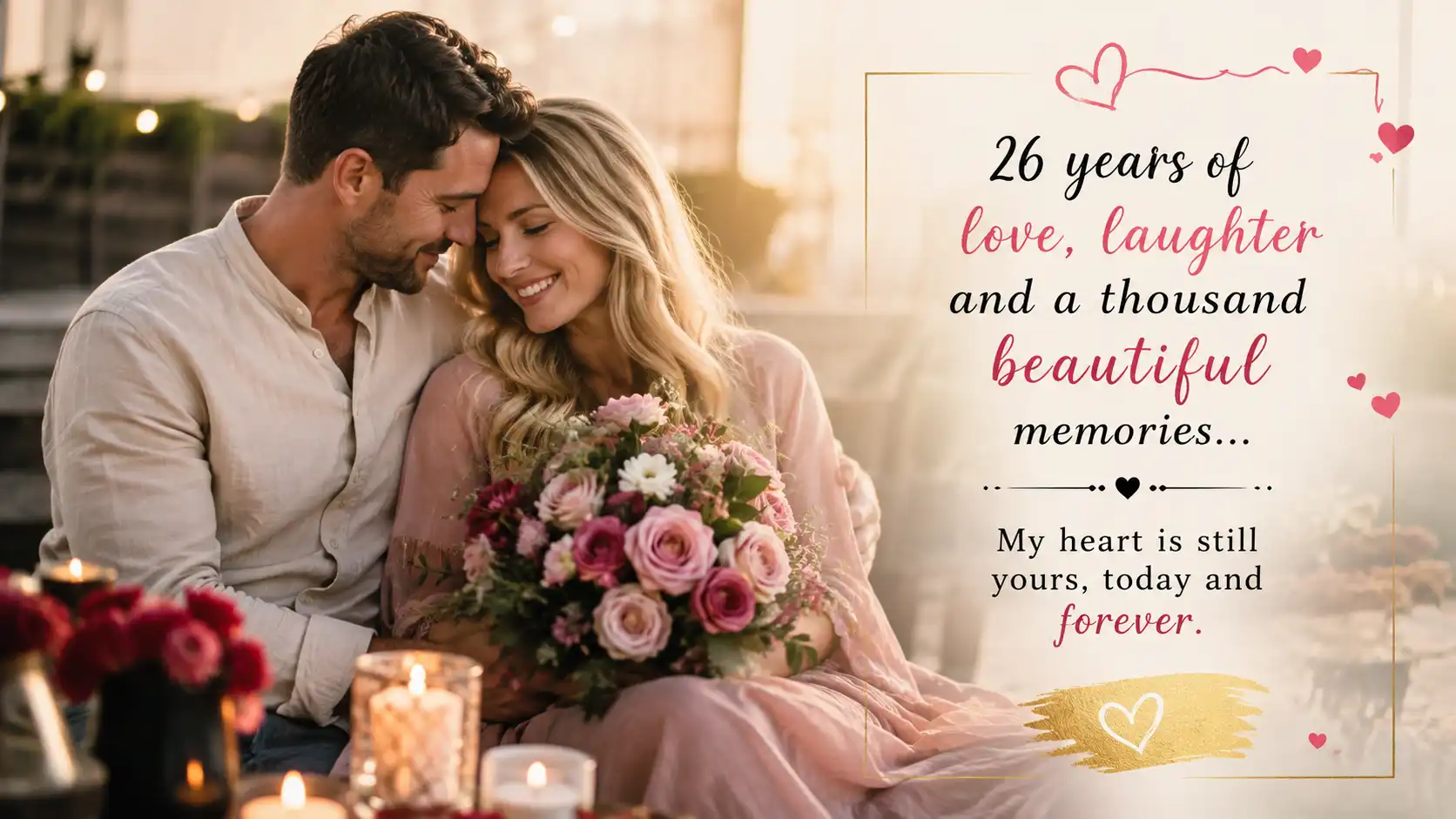26 year anniversary wishes for husband