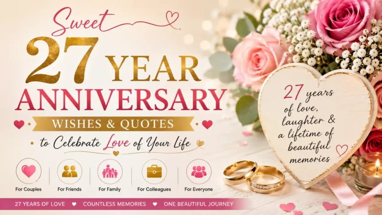 27 year anniversary