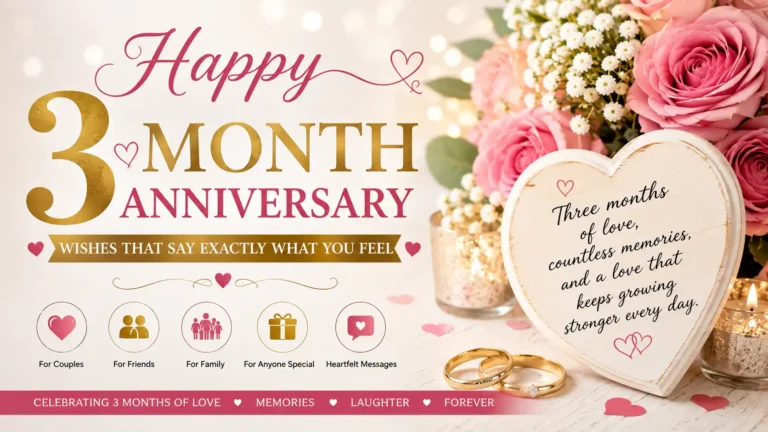 3 month anniversary