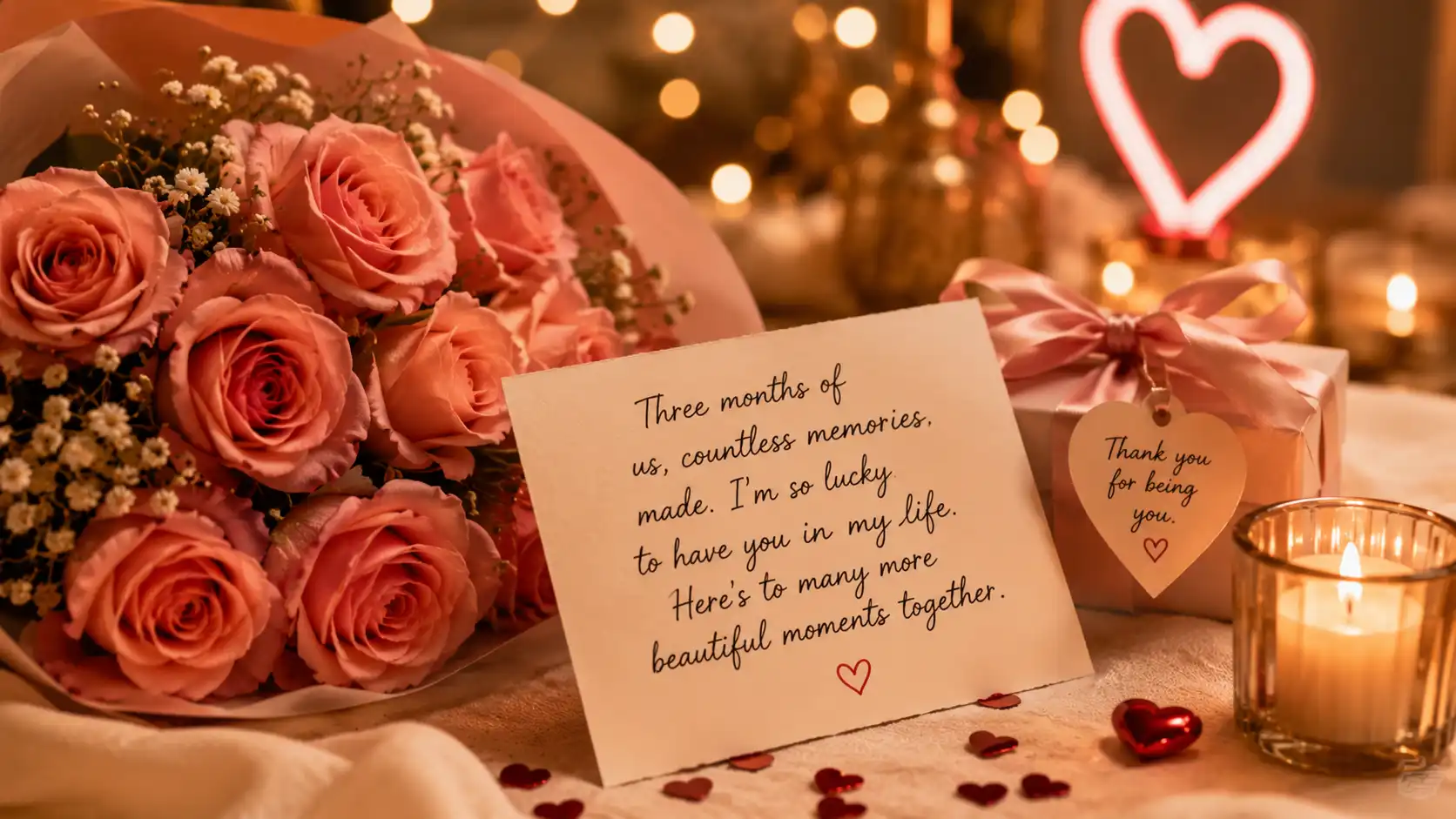 3 month anniversary Text for boyfriend