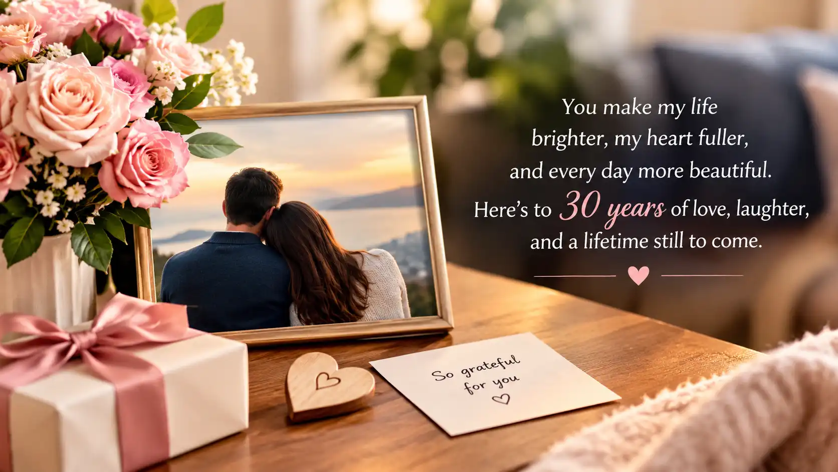 30 year anniversary wishes for couple in english