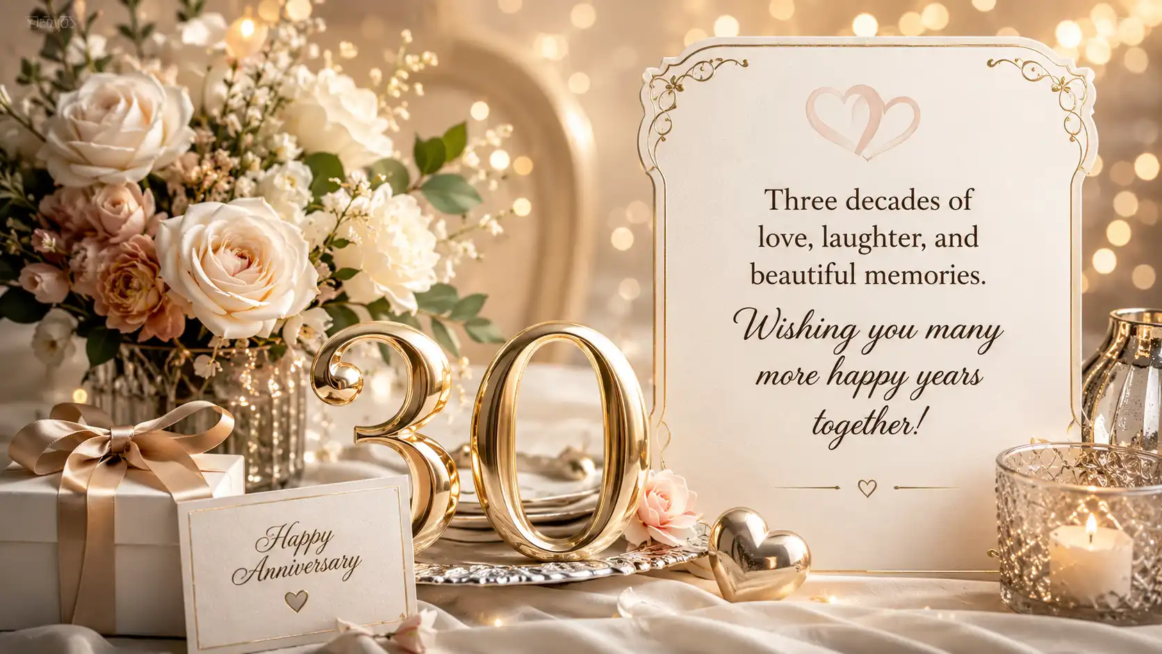 30 year anniversary wishes for couple