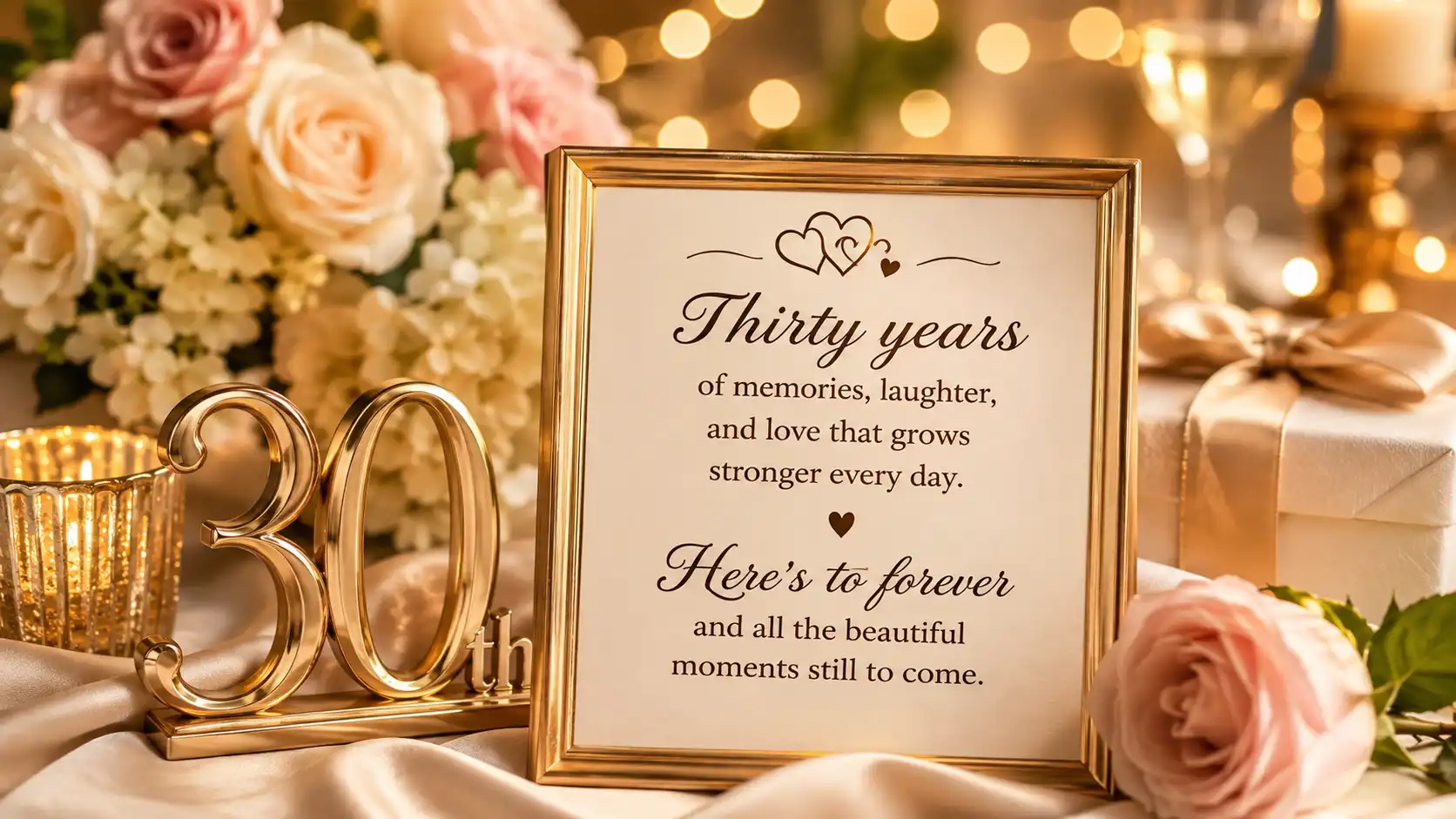 30 year anniversary wishes for girlfriend