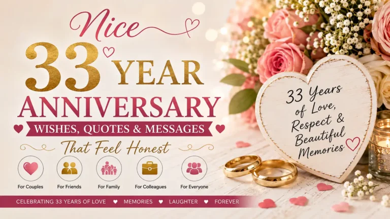 33 year anniversary