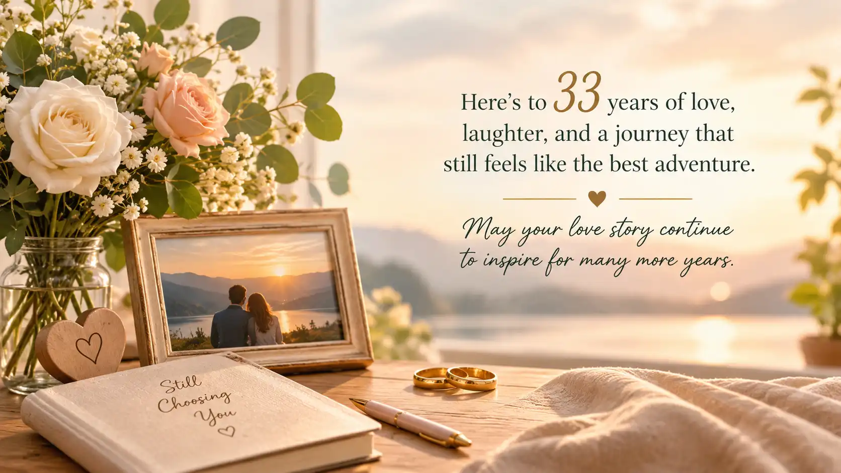 33 years of togetherness Quotes