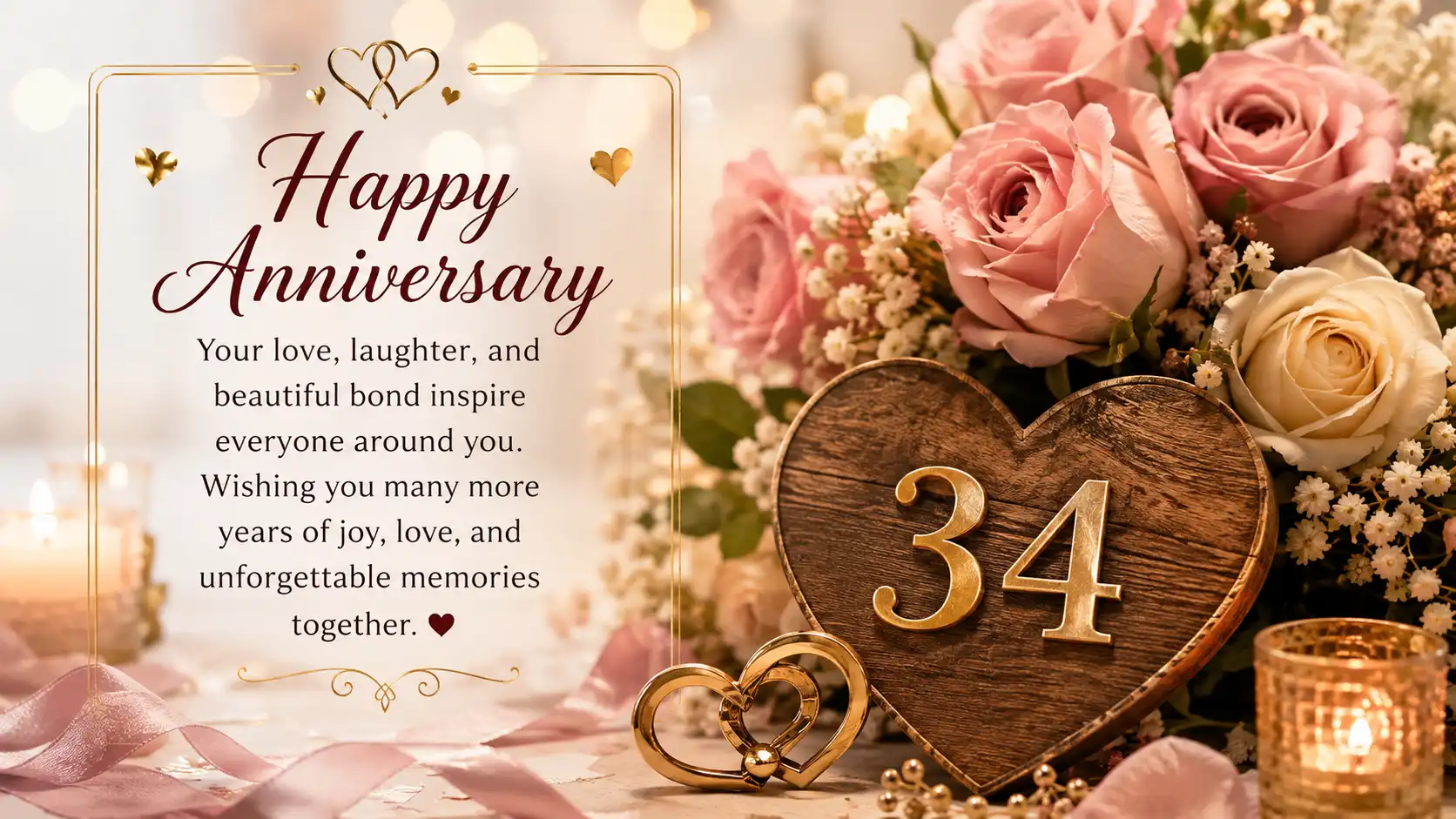 34 years of togetherness Quotes