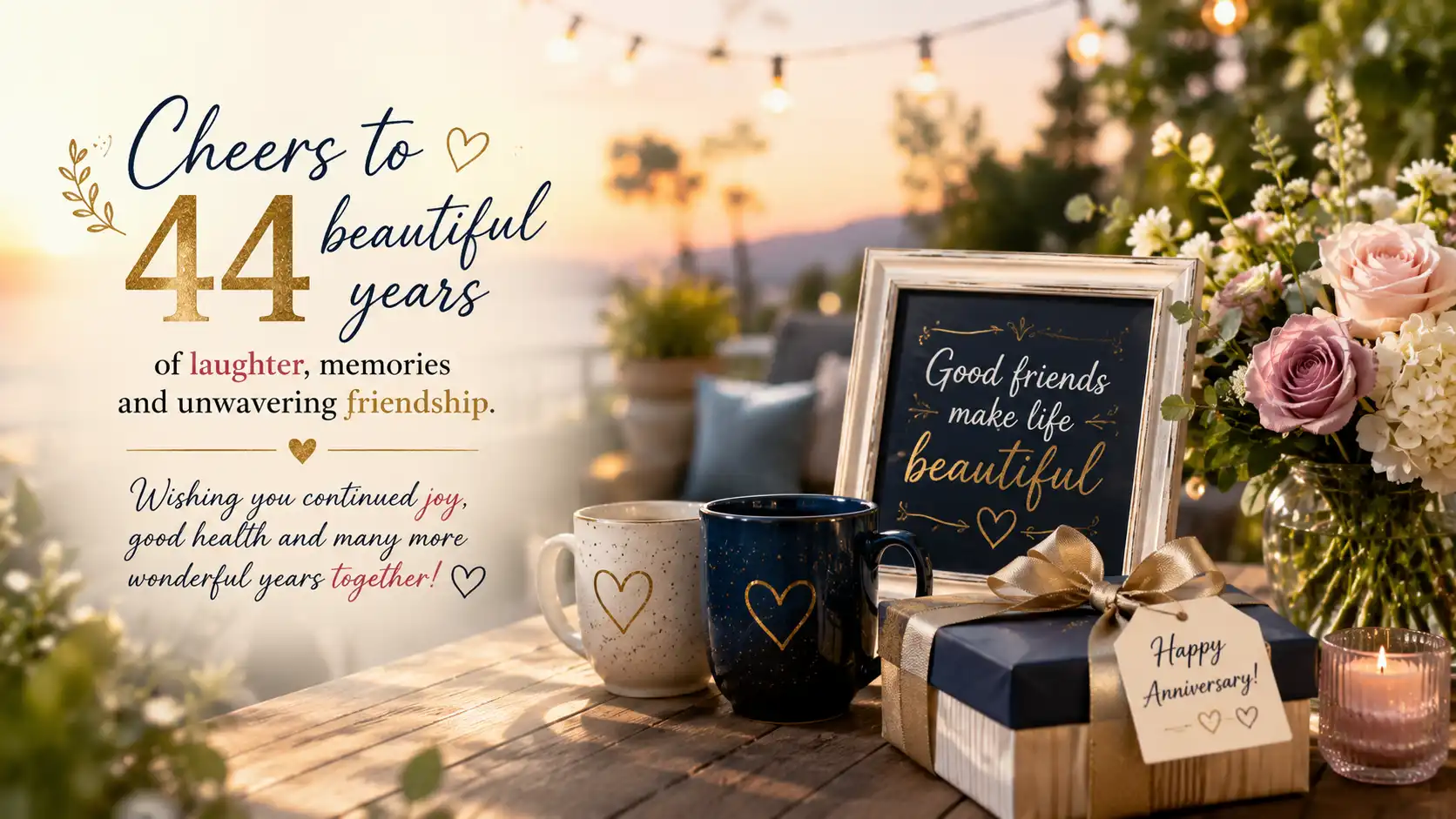 44 year anniversary wishes for husband