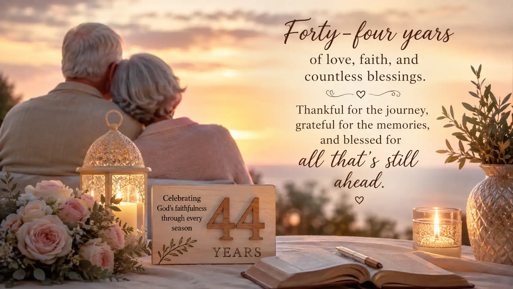 44th wedding anniversary wishes for parents