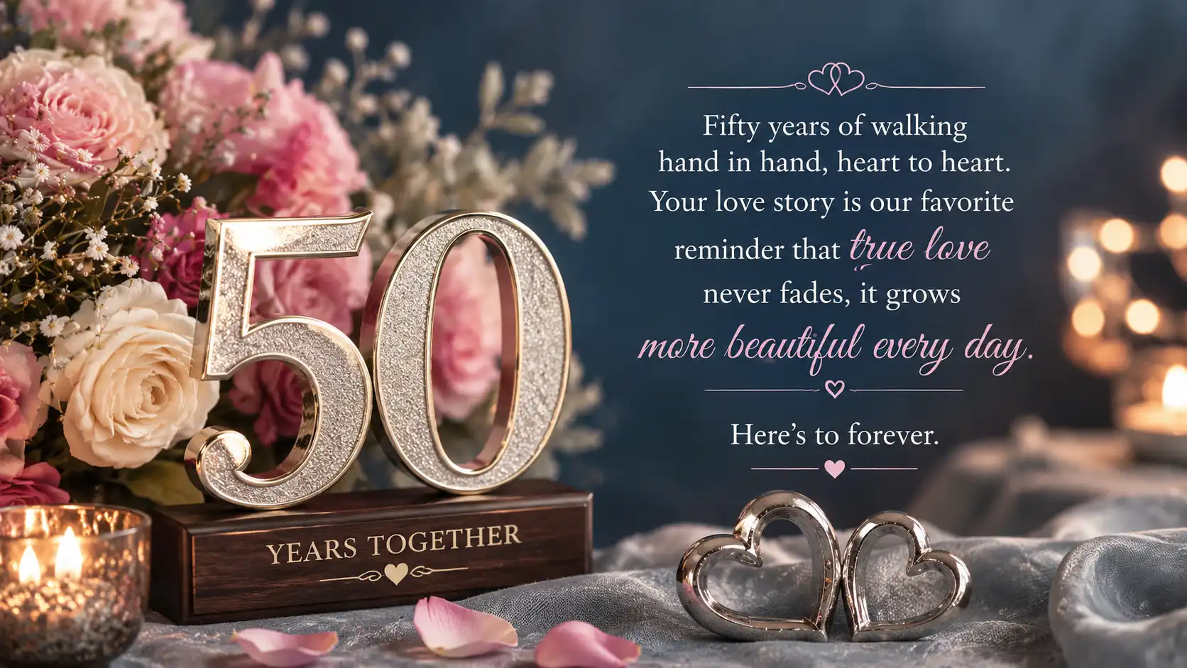 50 year anniversary wishes for couple quotes