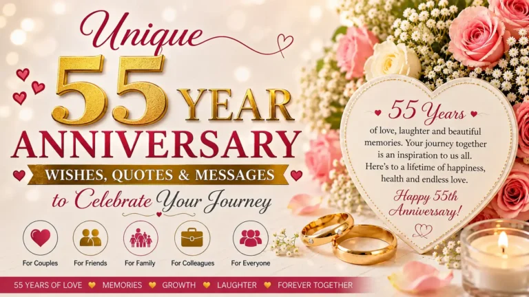 55 year anniversary