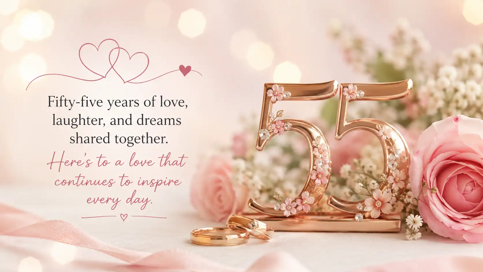 55th wedding anniversary Quotes for friends