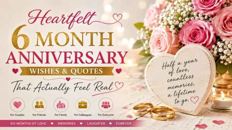 6 month anniversary