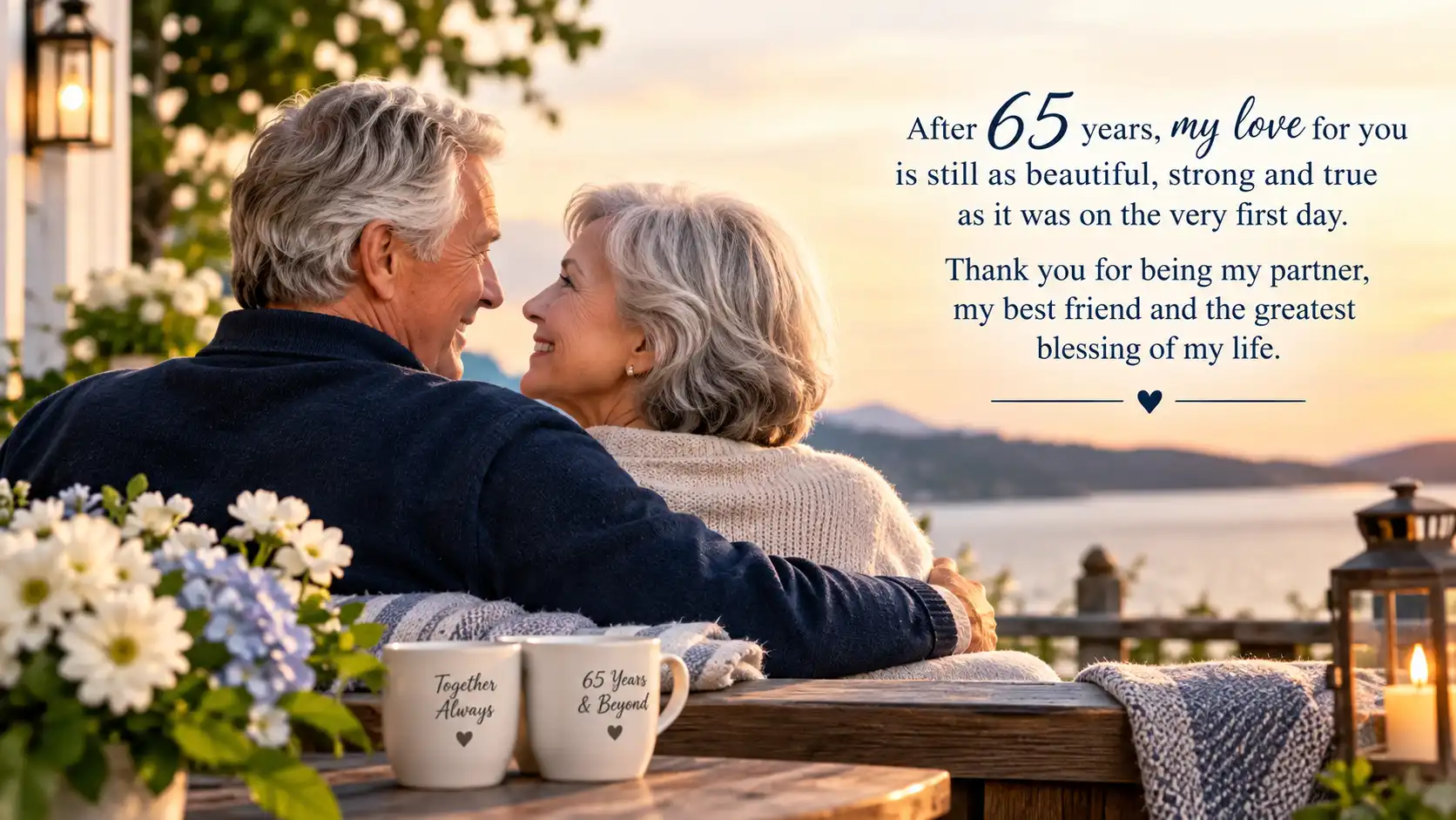 65th Wedding Anniversary Card