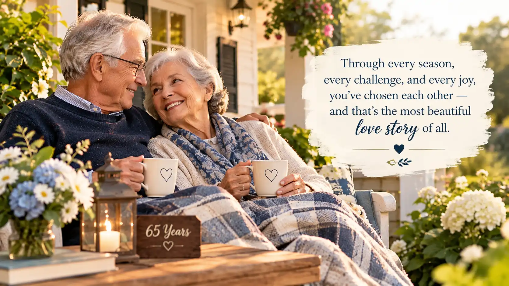 65th anniversary wishes for friend