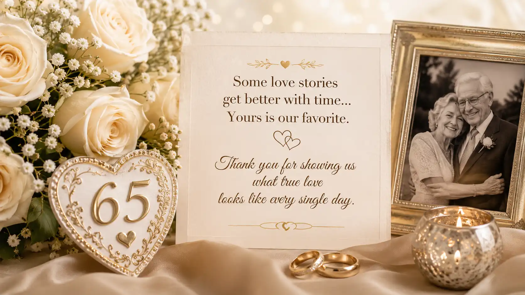 65th wedding anniversary wishes for parents from daughter