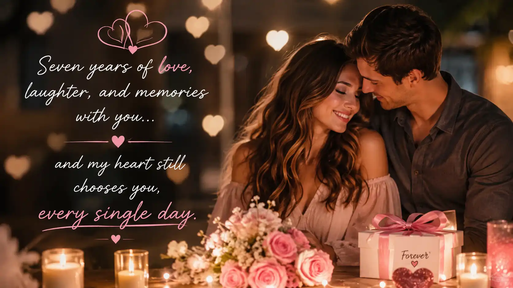 7 year anniversary wishes for couple