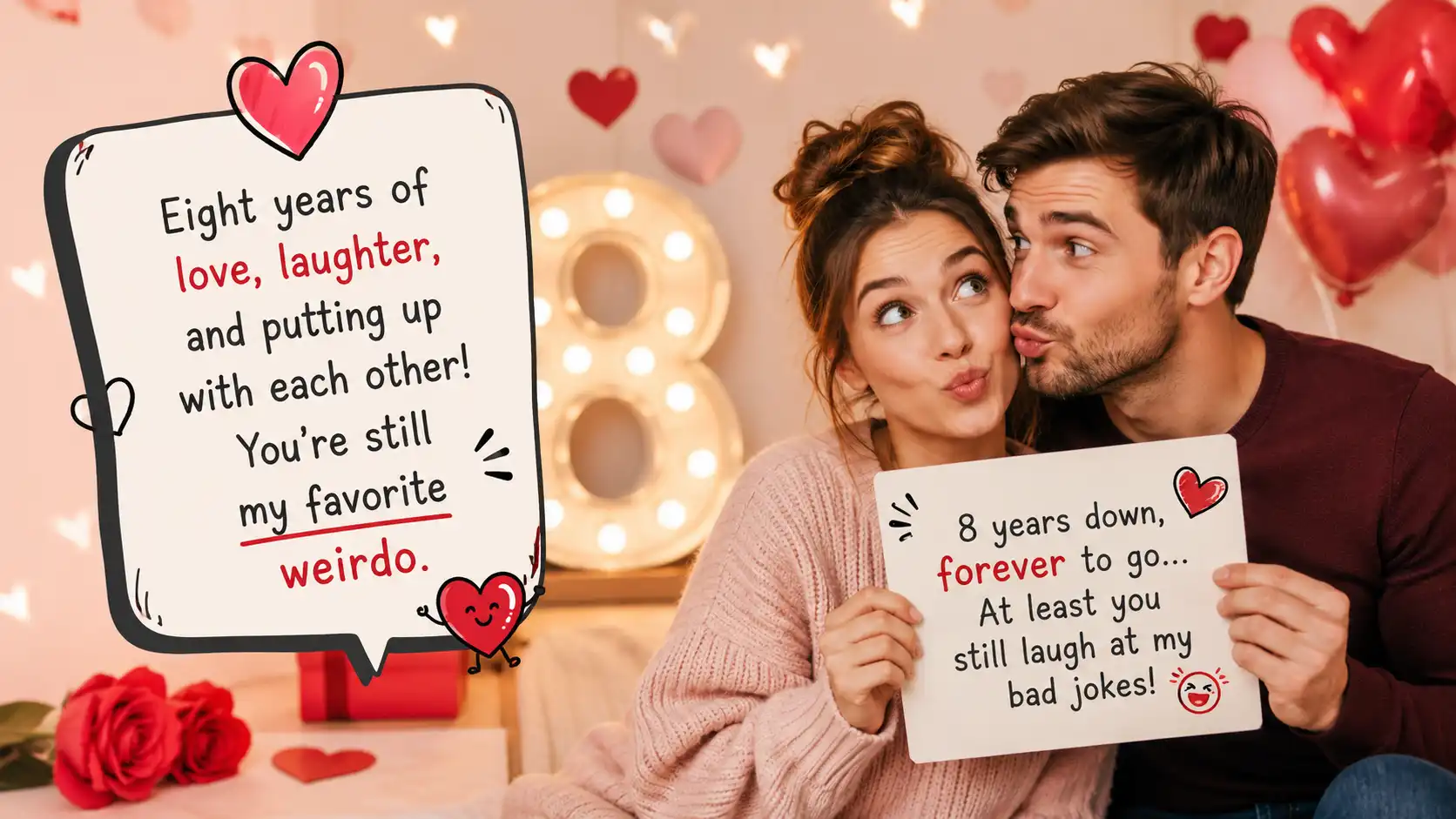 8 year anniversary wishes for wife funny