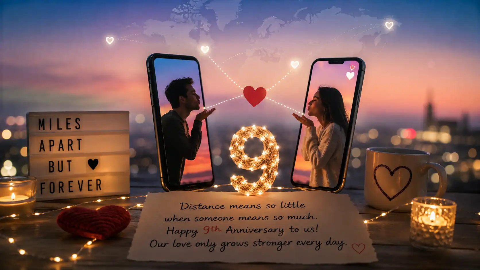 9 year anniversary wishes for couple in english