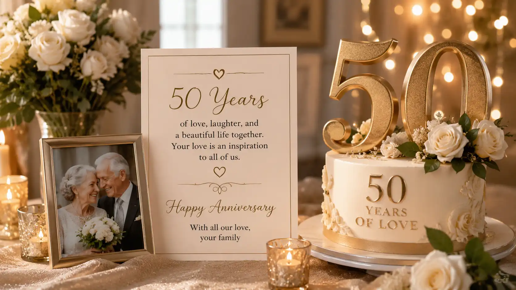 Funny 50th wedding anniversary wishes for parents