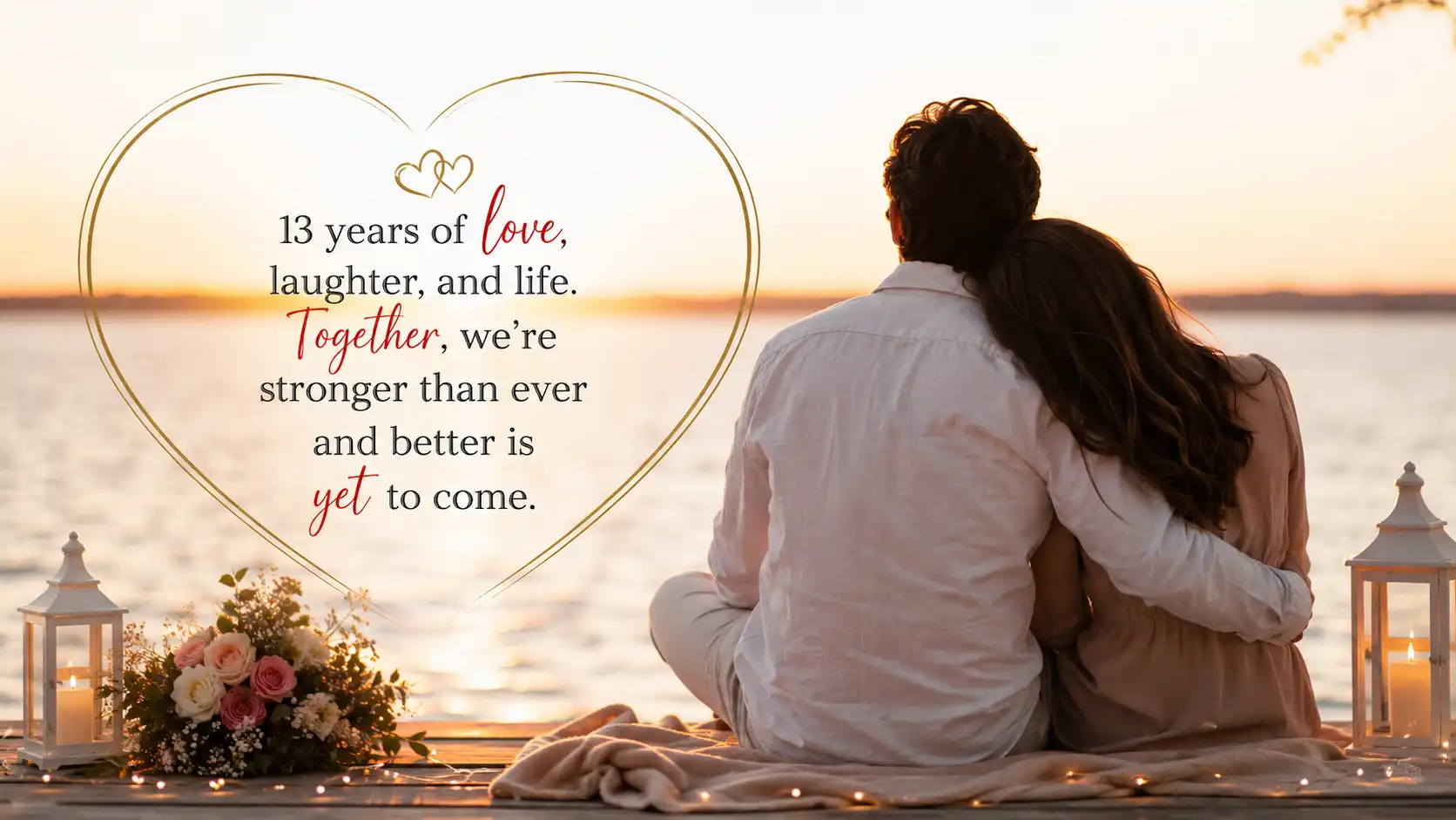 Happy 13th anniversary, my love