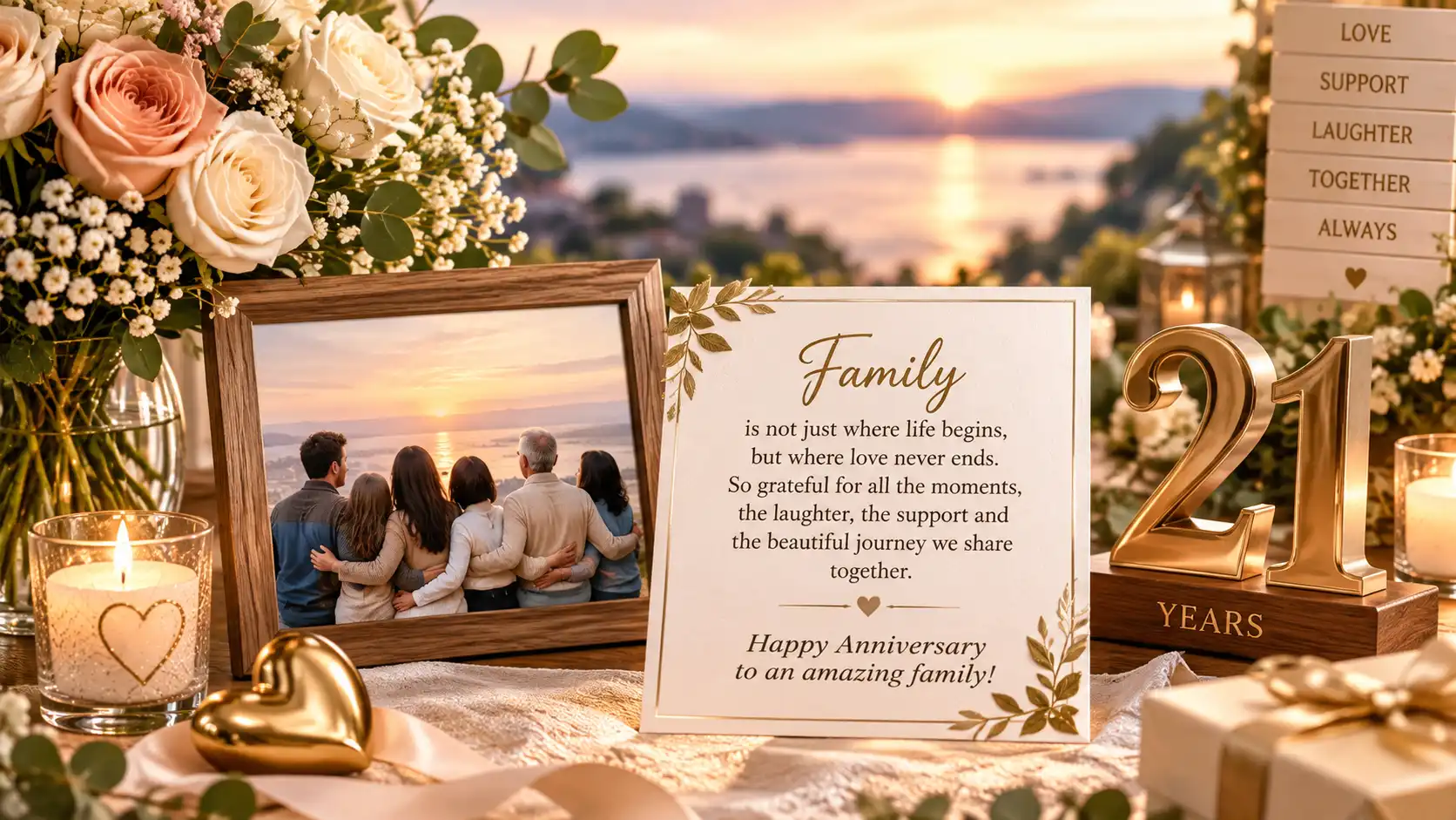 Happy 21st anniversary my love