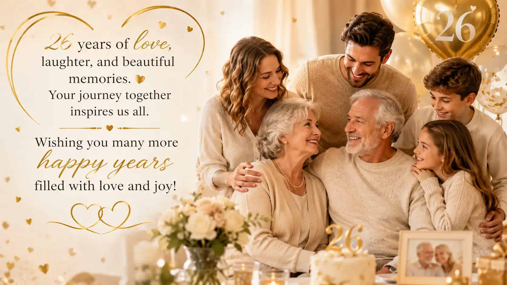 Happy 26th wedding anniversary Quotes