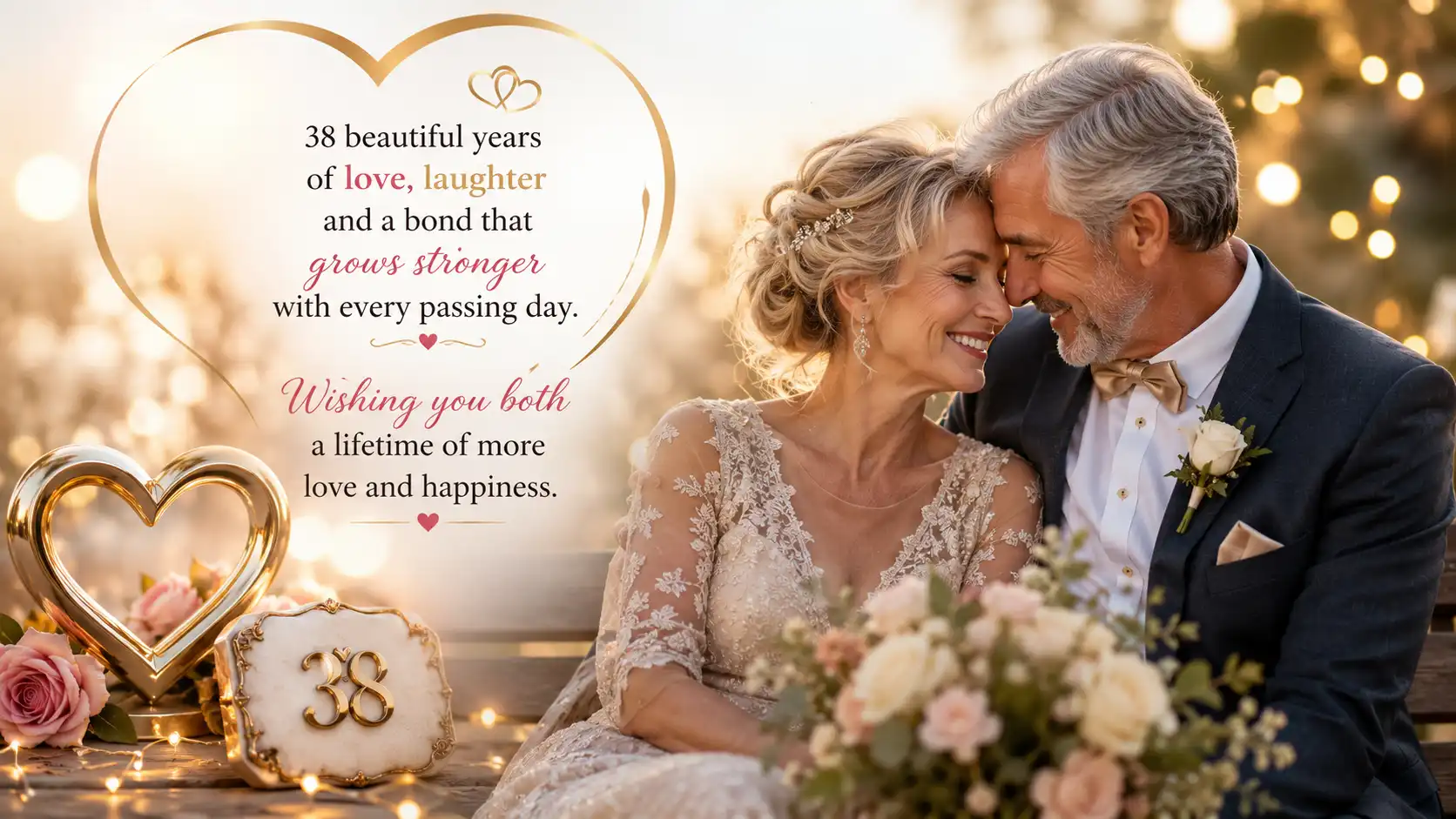 Happy 38th wedding anniversary wishes to my wife
