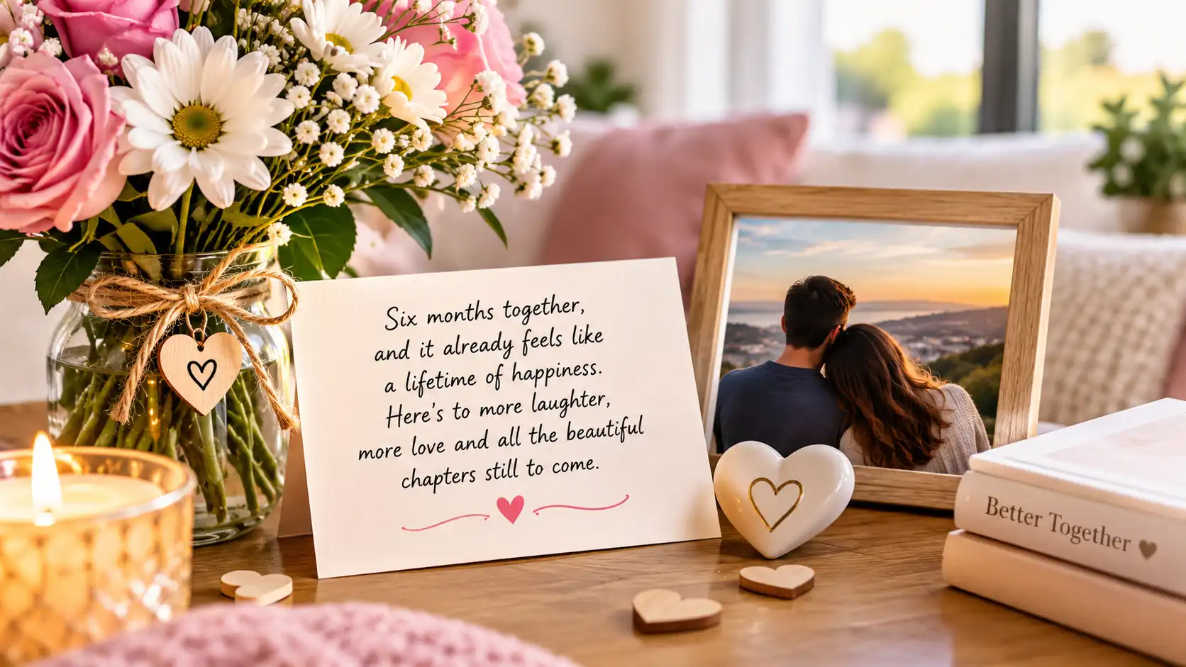 Happy 6 month Anniversary text messages for Him funny