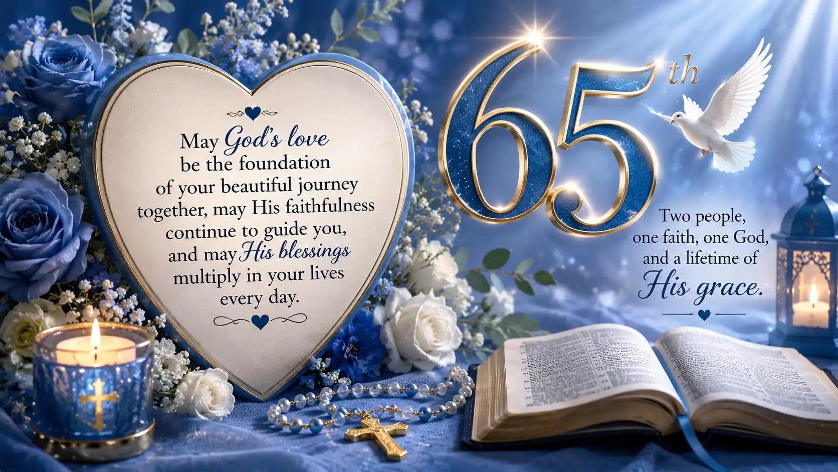 Happy 65th wedding anniversary images